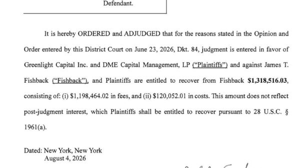 Fishback final judgment