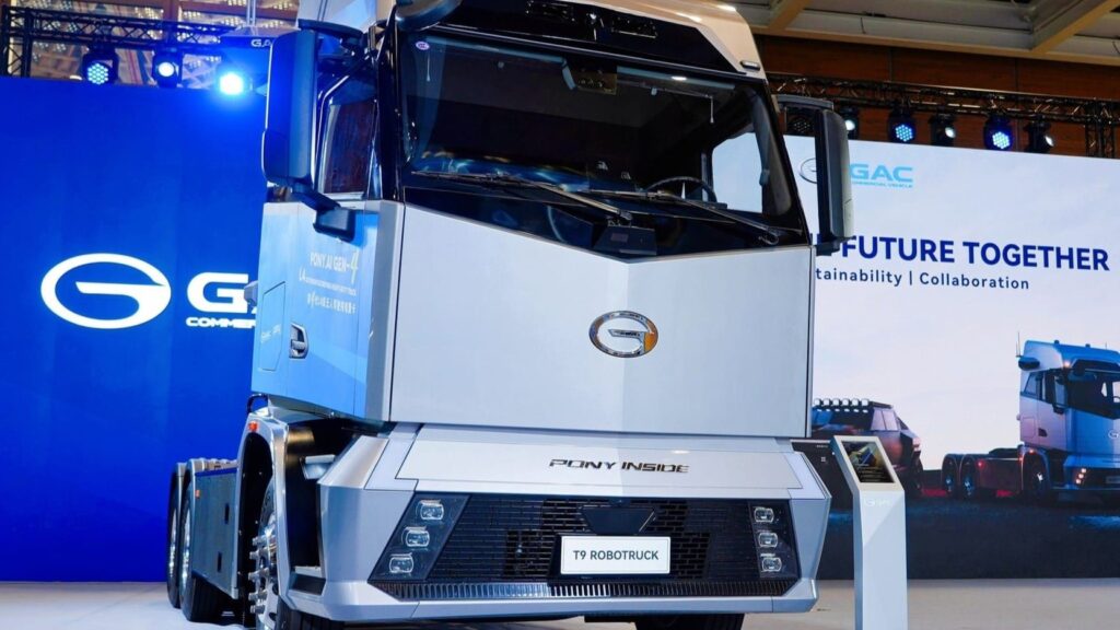 Robotruck as Pony.ai has unveiled an autonomous electric truck for logistics fleets, developed with GAC Commercial Vehicle for freight supply chains.